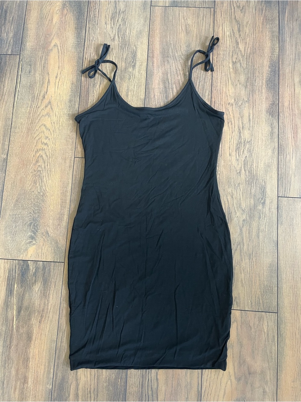 Emmy Deveaux Black Scoop Neck Tank